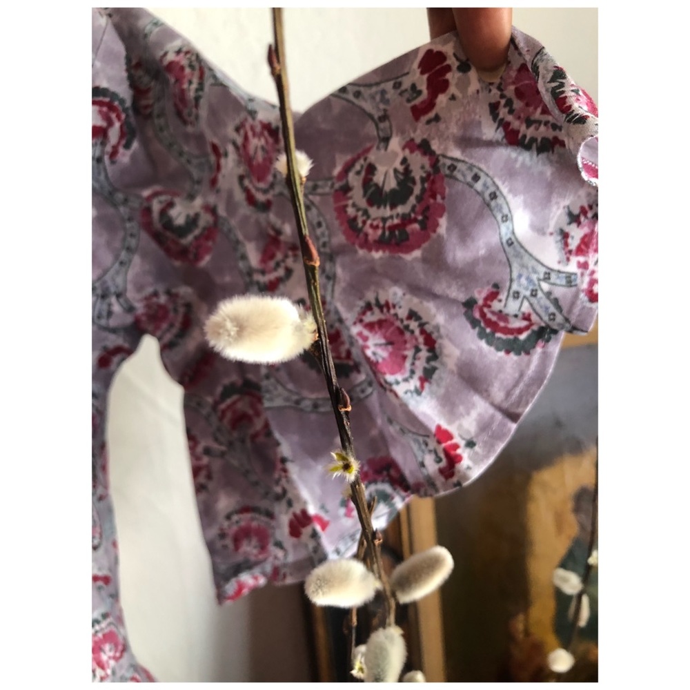 Vajor Wine Maxi Batik dress print made in India - Picture 6 of 16